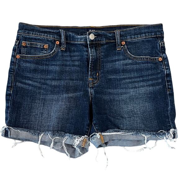 Gap Dark Wash 5" Short Denim Jean Shorts - SIZE 30 - Picture 2 of 8
